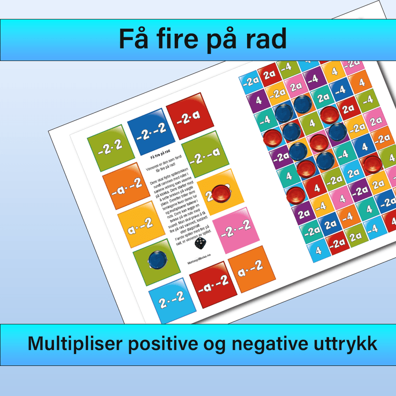 Multipliser positive og negative uttrykk