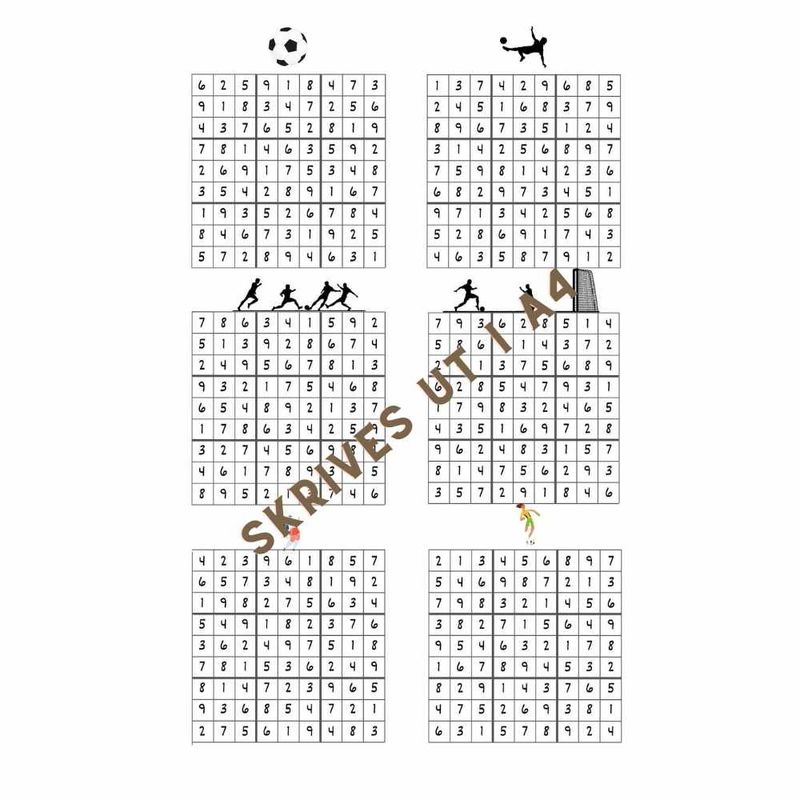 Sudoku med fotballmotiv
