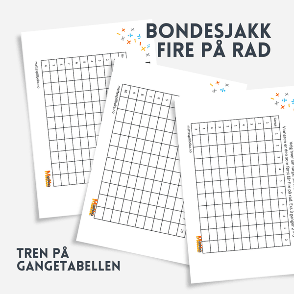 Bondesjakk | Multiplikasjon med spill