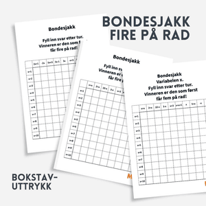 Hovedbilde Bondesjakk | Bokstavuttrykk