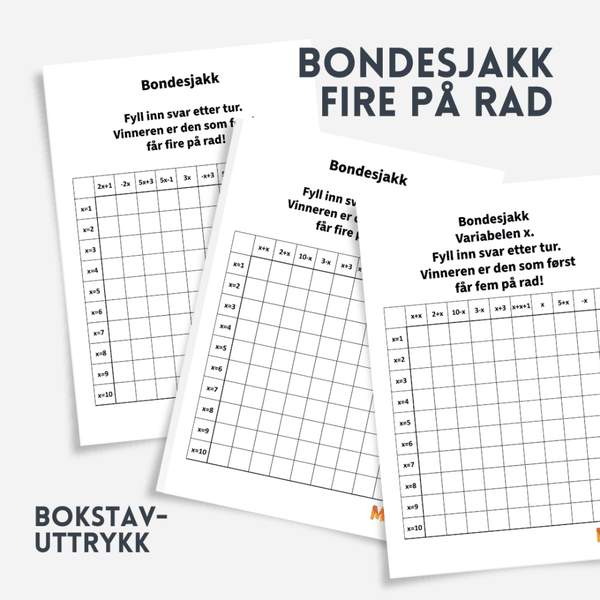 Bondesjakk | Bokstavuttrykk